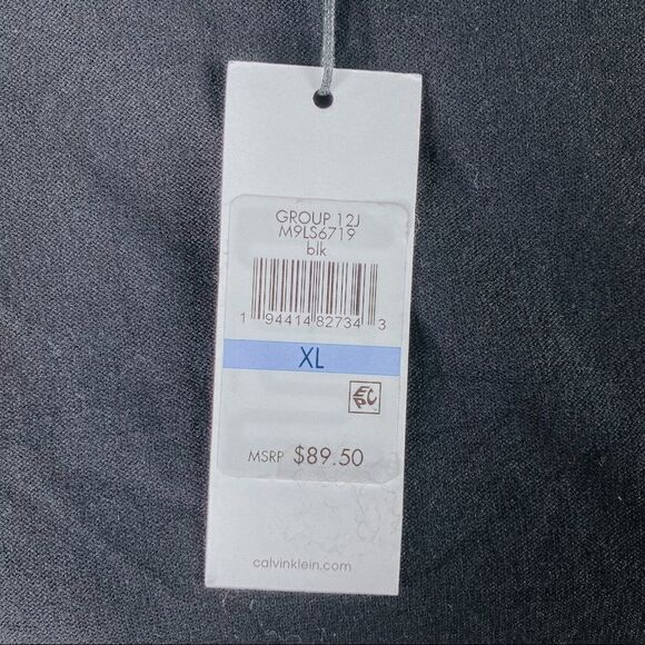 -Calvin Klein Stripe Cardigan NWT XL - Picture 7 of 9